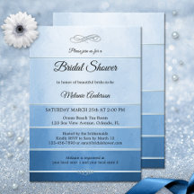 Zilveren Blauw Gestreepte Toon op Toon Vrijgezelle