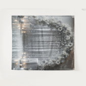  zilveren bloemenboog wandkleed (Voorkant (horizontaal))