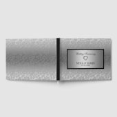 Zilveren Bloemendamask-Jubileum Gastenboek (Volledig)