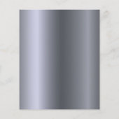 Zilveren bloemetjes 60e huwelijksverjaardag uitnod (Achterkant)