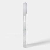 Zilveren blos roze glitter naam Case-Mate iPhone case (Achterkant / Rechts)