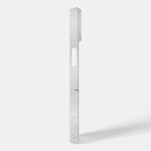 Zilveren blos roze glitter naam Case-Mate iPhone case (Achterkant / Rechts)