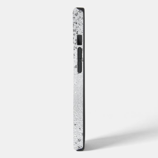 Zilveren Bourgondische bloemen naam Case-Mate iPhone Case (Achterkant / Links)