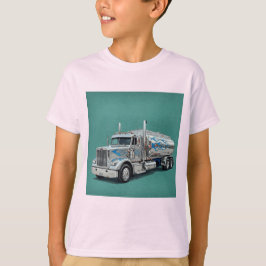 Zilveren brandstoftruck met airbrushing, door Nata T-shirt