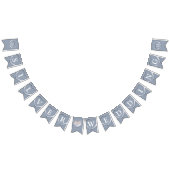 Zilveren bruiloft 25e verjaardag aangepaste foto vlaggetjes (Alle)