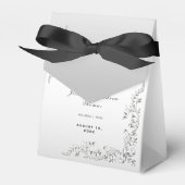 Zilveren Bruiloft Bedankdoosjes (Voorkant Zijde)