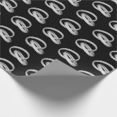 zilveren bruiloft cadeaupapier (Hoek)