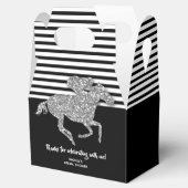 Zilveren Bruiloft Derby Bruidsfeest Bedankdoosjes (Geopend)