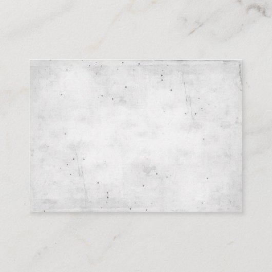 Zilveren bruiloft RSVP met Daisy Boeket Informatiekaartje (Achterkant)