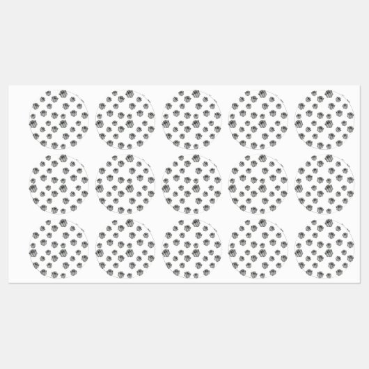 Zilveren cadeau dozen Elegant vakantie Premium fee Labels (Vel)