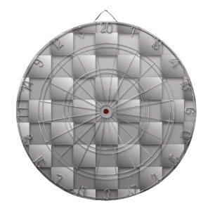 Zilveren Checkers Dart Board Dartbord