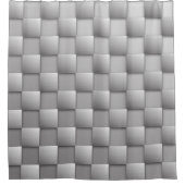 Zilveren Checkers Douchegordijn (Voorkant)