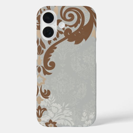 Zilveren Chocolade Elegante Telefoonhoes Case-Mate iPhone Case (Achterkant)