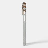 Zilveren Chocolade Elegante Telefoonhoes Case-Mate iPhone Case (Achterkant / Links)