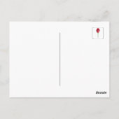 Zilveren Damast Wenskaart Briefkaart (Achterkant)