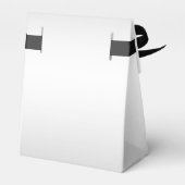 Zilveren decoratie bruiloft bedankdoosjes (Achterkant)