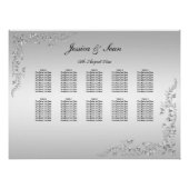 Zilveren Decoratie Zitting Grafiek (Voorkant)