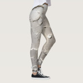 Zilveren diamant kleur legging (Rechts)