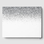 Zilveren Diamanten Glitter Zoet Zestien Gastenboek (Achterkant)