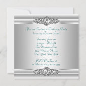 Zilveren Diamanten Jade Groen Vrouwen Verjaardagsf Kaart (Achterkant)