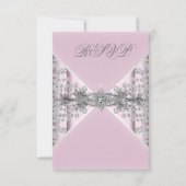 Zilveren Diamanten Roze en Zilveren RSVP (Voorkant)