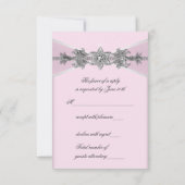 Zilveren Diamanten Roze en Zilveren RSVP (Achterkant)