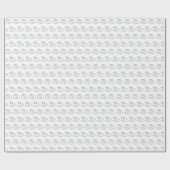 Zilveren diamanten trouwringen cadeaupapier (Vlak)