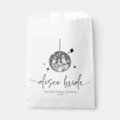 Zilveren Disco Bal Disco Bruid Bruiloft Feest Bedankzakje (Voorkant)