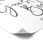 Zilveren Disco Bal Gastboek Feest Bord Poster (Hoek)