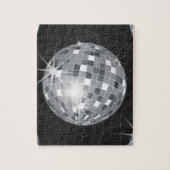 zilveren disco-bal legpuzzel (Verticaal)