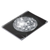 zilveren disco-bal notitieboek (Linkerzijde)