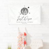 Zilveren Disco Ball Laatste Disco Bachelorette Par Spandoek (Insitu)