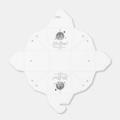 Zilveren Disco Ball Laten we Disco Verjaardagsfees Bedankdoosjes (Uitgevouwen)