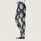 zilveren disco-leggings leggings (Links)