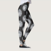 zilveren disco-leggings leggings (Rechts)