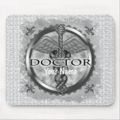 Zilveren dokter muismat (Voorkant)