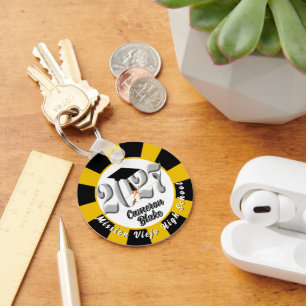 Zilveren eindexamenfoto 2027 sleutelhanger