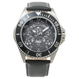 Zilveren Elegantie: 25-jarig Jubileum Horloge