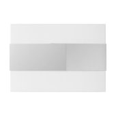 Zilveren Elegantie Bruids Buikband Uitnodigingen Wikkel (Achterkant Voorbeeld)