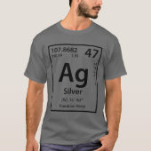 Zilveren Element (zwart) T-shirt (Voorkant)
