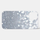 Zilveren en glanzen abstract Case-Mate iPhone case (Achterkant (horizontaal))