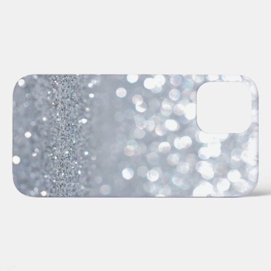 Zilveren en glanzen abstract Case-Mate iPhone case (Achterkant (horizontaal))