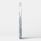 Zilveren en glanzen abstract Case-Mate iPhone case (Achterkant / Links)