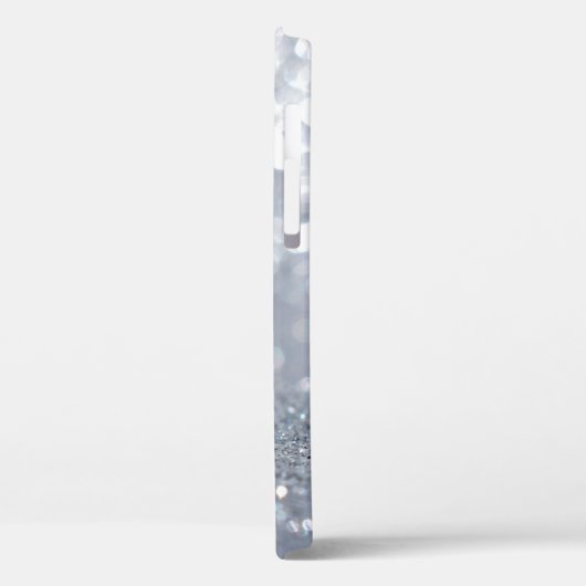 Zilveren en glanzen abstract Case-Mate iPhone case (Achterkant / Links)