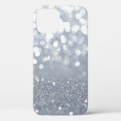 Zilveren en glanzen abstract Case-Mate iPhone case (Achterkant)