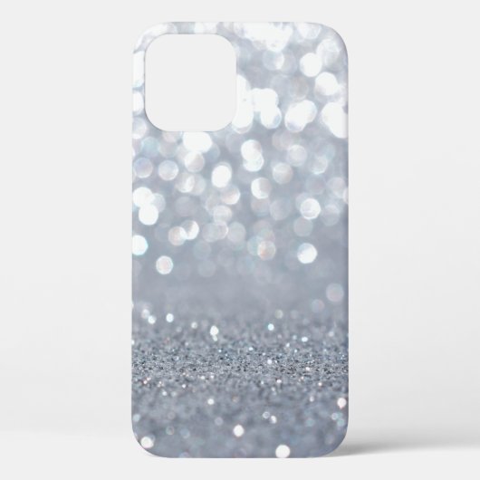 Zilveren en glanzen abstract Case-Mate iPhone case (Achterkant)