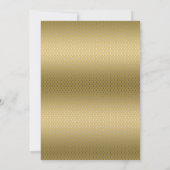 Zilveren en gouden feestdagen kaart (Achterkant)