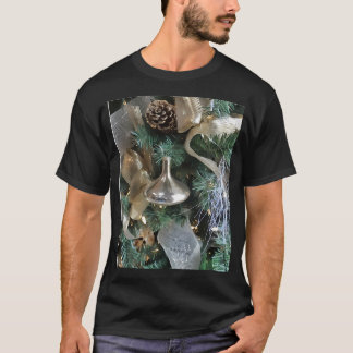 Zilveren en gouden kerstboom - Holiday Art T-shirt
