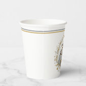 Zilveren en gouden kerststal papieren bekers (Rechts)