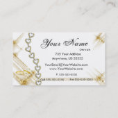 Zilveren en goudjuwelen Visitekaartjes (Achterkant)